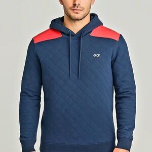 Vineyard Vines Quilted Navy Hoodie